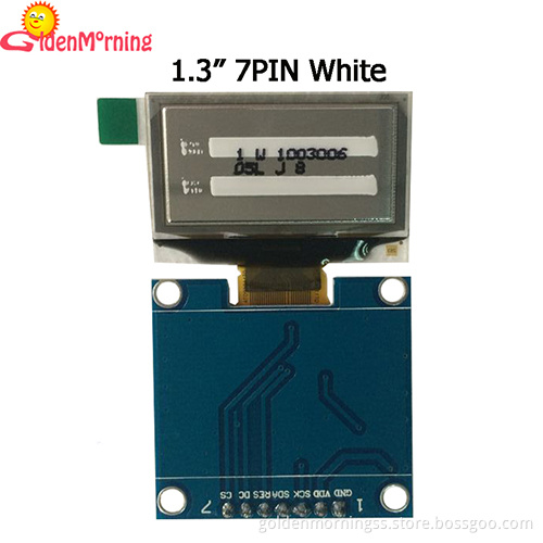 1.3" OLED Display blue color with SPI IIC
